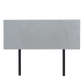 Linen Fabric Queen Bed Deluxe Headboard Bedhead - Stone Grey