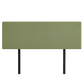 Linen Fabric King Bed Deluxe Headboard Bedhead - Olive Green