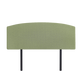 Linen Fabric Double Bed Curved Headboard Bedhead - Olive Green