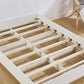 Aiden Industrial Contemporary White Oak Bed Base Bedframe