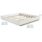 Aiden Industrial Contemporary White Oak Bed Base Bedframe