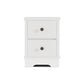 Margaux White Coastal Style Bedside Table