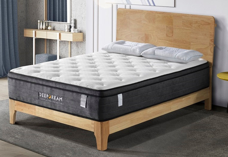 King Single Mattress 5 Zone Pocket Spring Latex Foam 34cm