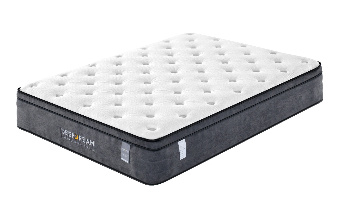 King Single Mattress 5 Zone Pocket Spring Latex Foam 34cm